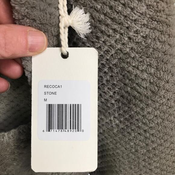 PJ Salvage Long Cardigan Womens Size Medium Gray Long Sleeve Soft Fleece NWT - Picture 6 of 10